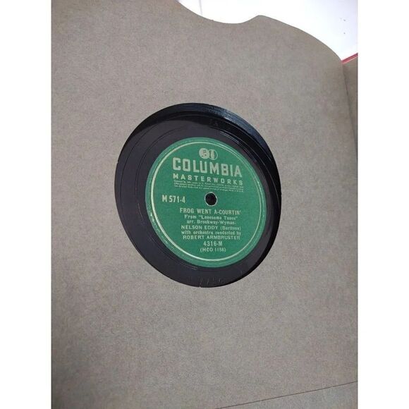 Nelson Eddy by Request 8 Shellac Records Columbia Vintage - Picture 6 of 14